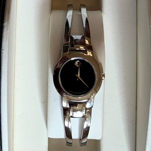 Movado Amorosa Black Dial Ladies Watch